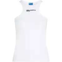 Karl lagerfeld JEANS Topp mörkgrön / vit