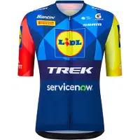 Santini Lidl Trek 2026 Korta ärmar Cykeltröja