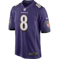 Nike NFL Baltimore Ravens Jackson #8 Jersey, lila