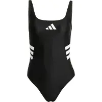 Adidas Sportbaddräkt '3-Stripes U-back' svart