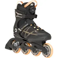 K2 Rullskridskor - Alexia 80 Boa - Svart/Orange - Inlines - - 39 - Rullskridskor