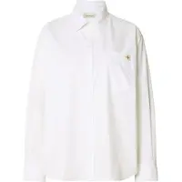 Calvin Klein Woven Monologo Poplin Button Down Shirt