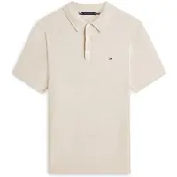Tommy Hilfiger Knitted Polo Beige Storlek