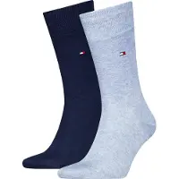 Tommy Hilfiger Classic 2-Pack Strumpor 134 Blå Ljusblå Storlek