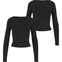 Urban Classics Ruffled Super Slim T-shirt Med Lång ärm 2 Enheter