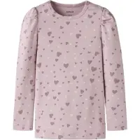 Name it Tröja - NmfHeart - Minnessak Lilac - - 5 år (110) - Tröja