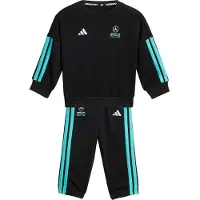 Adidas MERCEDES - AMG PETRONAS FORMULA 1 TEAM DNA LÅNGÄRMAT JOGGINGSET FÖR BABY, storlek 86 cm