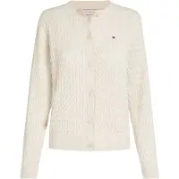 Tommy Hilfiger Kofta 'Mini Cable' ecru