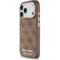 GUESS iPhone 17 Pro 4G Strap Limited Edition Skal - MagSafe-kompatibel - Brun