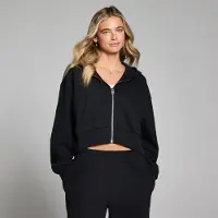 Myprotein MP Dam Lifestyle Hoodie med Dragkedja - Tvättad Svart - XXL
