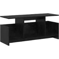vidaXL TV-bänk Svart Ek 102 x 35 x 45 cm Konstruerat trä