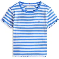 Tommy Hilfiger Essential Extra Slim Ribbed Short Sleeve Top