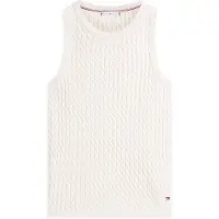 Tommy Hilfiger Cable Knit Slim Sweater Vest