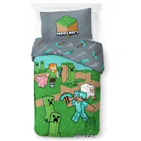 BrandMac Minecraft Animals & Mobs 140 X 200 Cm (1029637) Sängkläder