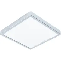 Eglo connect Smart taklampa Fueva 6-Z, dimbar, Aluminium / grå / zink, Vardagsrum / matsal, Syntetmaterial, Modern, Smarta hem taklampa