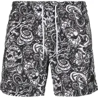 Urban Classics Badshorts svart / vit