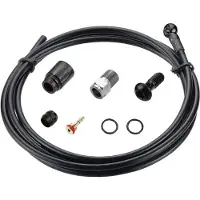 TRP 2000mm svart slangkit med banjo, 5,0 mm för: DH-R EVO, Trail EVO, Slate EVO, Quadiem, Slate T4, HD-T910