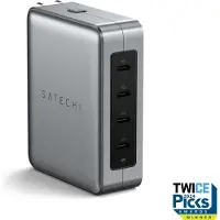 Satechi ST-W145GTM USB-laddare 145 W 4x USB-C Power Delivery Grå Inomhus