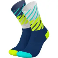 Incylence Running Diagonals Socks Navy Canary