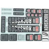RockShox Decal Kit 35 Mm Vit