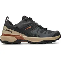 Salomon - Vandringsskor herr - X Ultra 360 GTX Phantom/Safari/Caramel Cafe för Unisex - Storlek 46 2/3 - Svart