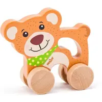 Woodyland bänk på hjul med handtag 91990 19901