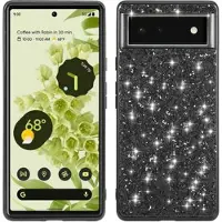 Mtp Products Google Pixel 8a Glitter Series Hybrid Skal - Svart