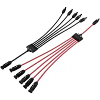 TRU COMPONENTS TC-12195668 Solcellssplitter 4 mm² 30 A Kabellängd 57 cm