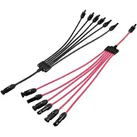 TRU COMPONENTS TC-12195672 Solcellssplitter 4 mm² 30 A Kabellängd 57 cm