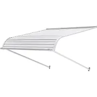 Vevor Aluminiummarkis 40 x 42 tum, Slitstark Fönstermarkis Dörrmarkis, Lätt och Stabil Aluminium Utvändig Markis Regn Snö Solljusskydd För Dörrentréfönster Uteplats Veranda