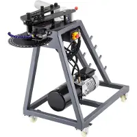 Vevor elektrisk rörbockningsmaskin, 750W elektrisk rörbockningsmaskin med 6L hydraulcylinder, rörlig rörbockningsmaskin med 3 matriser och 180° maxbockningsvinkel, lämplig för rör 25,4 mm, 38,2 mm, 42