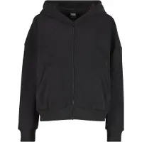 Urban Classics Jacquard Velvet Oversized Sweatshirt Med Dragkedja