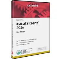 Lexware tilläggslicens 2026 för 2 användare ABO nedladdning