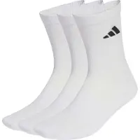 Adidas Strumpor - 3-pack - Ess Crew - White/White/Bl - - 37/39 - Strumpor
