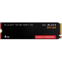 Western Digital WD_BLACK SN7100 WDS400T4X0E-00CJA0 - SSD - 4 TB - inbyggd - M.2 2280 - PCIe 4.0 x4 (NVMe)