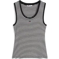 Tommy Hilfiger Tommy Jeans Ribbed Scoop Neck Slim Tank Top
