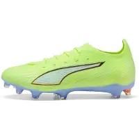 Puma Ultra 6 Pro FG Light Up - Grön/Ljusblå/Intensiv lavendel Dam - Gräs (FG), storlek 40½