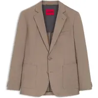 HUGO Slim-fit jacket in stretch cotton
