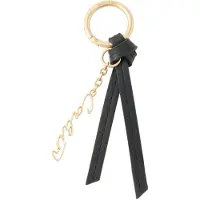 Calvin Klein Leather Knotted Tassel Logo Bag Charm