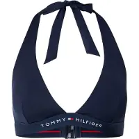 Tommy Hilfiger Original Logo Halterneck Bikini Top