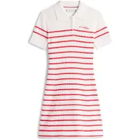 Tommy Hilfiger Logo Embroidery Short Sleeve Jumper Dress