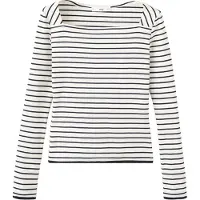 Mango T-shirt 'PORTA' svart / off-white