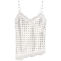 Bershka Topp svart / vit