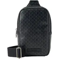 Calvin Klein Allover Emblem Logo Square Sling Bag
