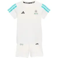 Adidas MERCEDES - AMG PETRONAS FORMULA 1 TEAM DNA BABY JOGGINGSET KORTÄRMAT, storlek 98 cm
