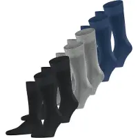 Falke Sockor gentiana / gråmelerad / svart