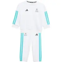 Adidas MERCEDES - AMG PETRONAS FORMULA 1 TEAM DNA LÅNGÄRMAT JOGGINGSET FÖR BABY, storlek 74 cm