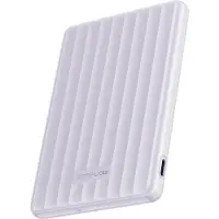 EcoFlow RAPID Mag 5K Powerbank 5000 mAh Qi Wireless Charging, MagSafe Li-Ion USB-C Lila