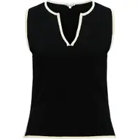 Object Viva V-neck Knit ärmlös T-shirt