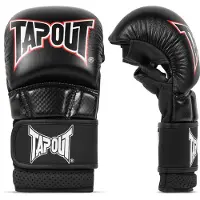 TAPOUT Sporthandskar 'Brawl' röd / svart / vit